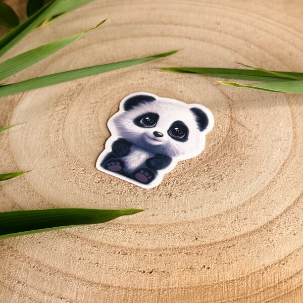 Cute Baby Rocky Panda Sticker - Image 4