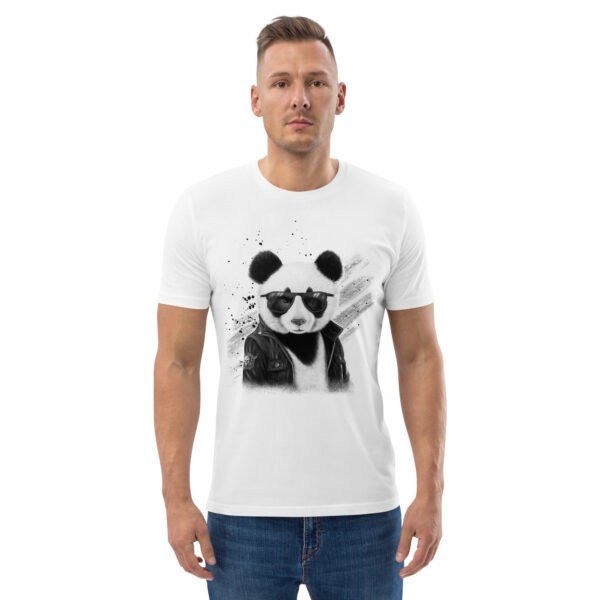 Rocky the Panda Uni T-shirt White - Image 2