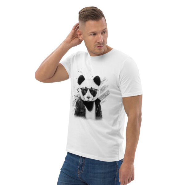 Rocky the Panda Uni T-shirt White - Image 6